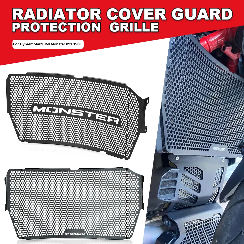 

For DUCATI Monster 821 1200 Supersport 950S Hypermotard 950 Motorcycle Radiator Guard Protector Grill Protection Cover