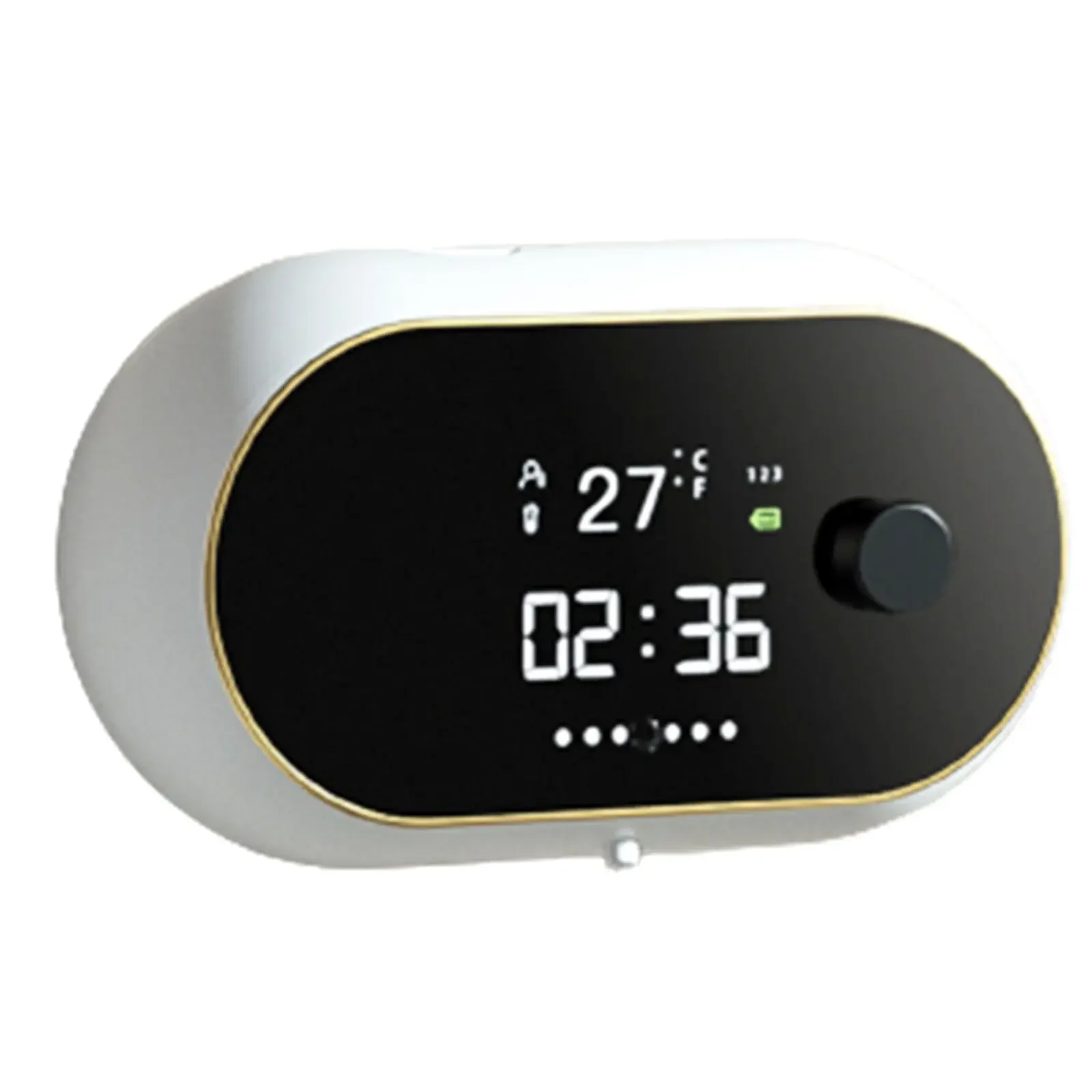 壁掛けフォームマシン 液体ディスペンス 自動ソープディスペンサー USB充電 LED温度表示 電気赤外線センサー