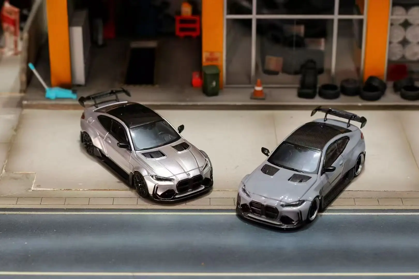 

SW 1:64 BMW G82 M4 ADRO BODY KIT Широкая модификация кузова, модель автомобиля из сплава