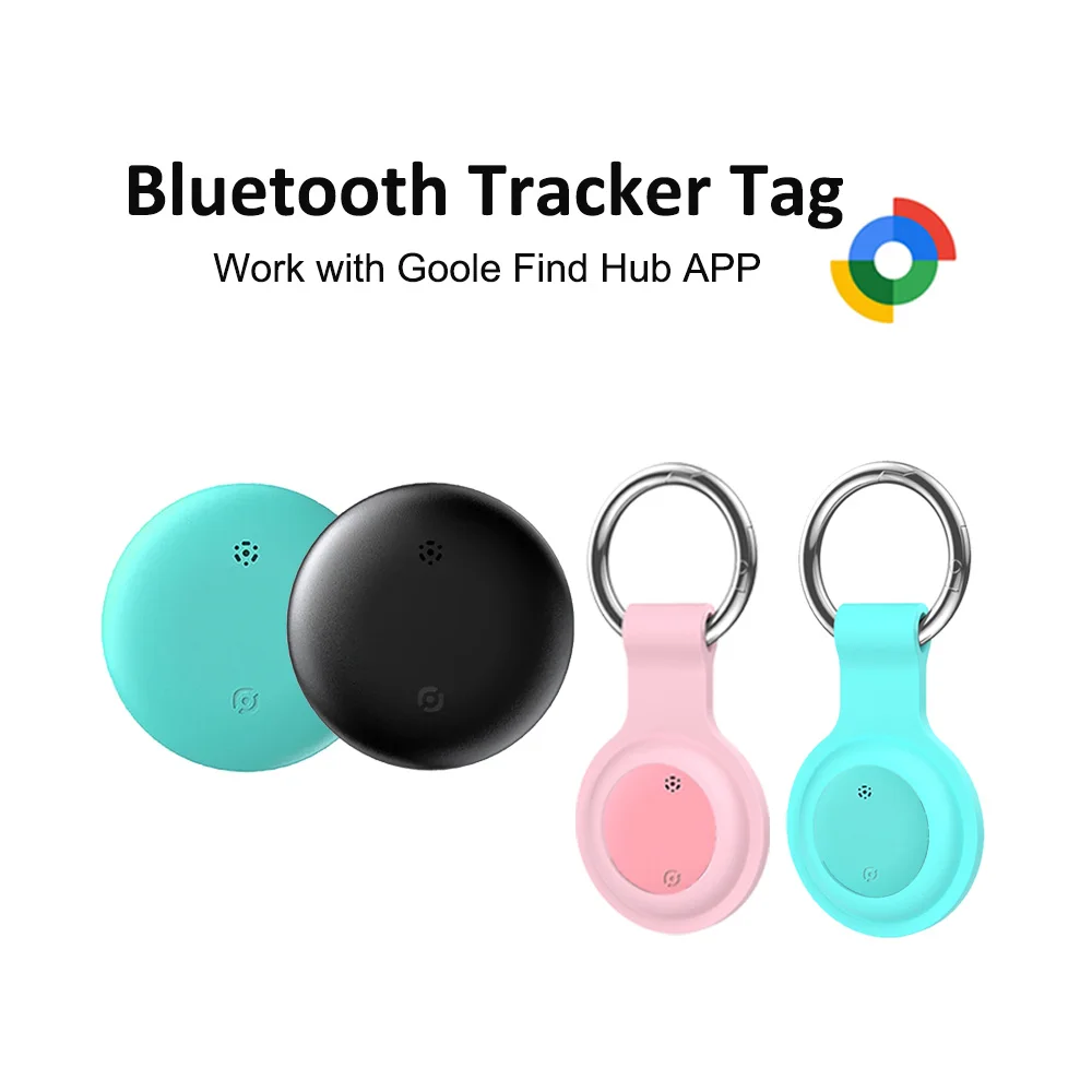 علامة تعقب بلوتوث لـ Android Key Finder المتوافقة مع Google Find My Tracking Tag Item Finders للمفاتيح والأمتعة وحقيبة السفر