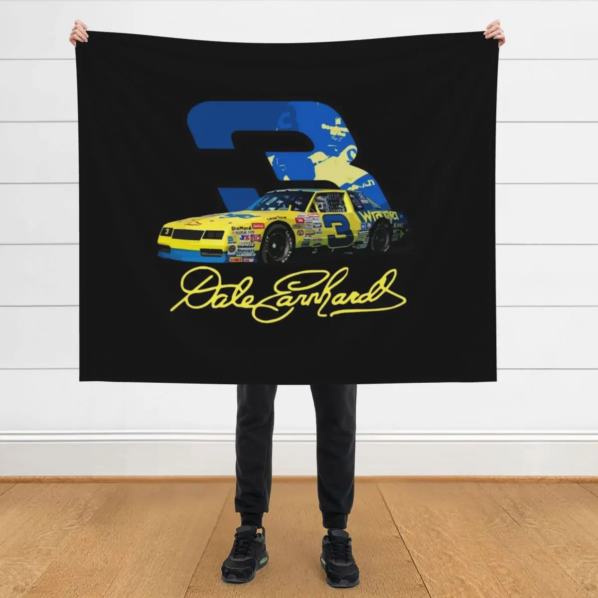

Dale Sr #3 Retro Stock Car Throw Blanket For Decorative Sofa Decorative Beds Winter beds Beach Blankets