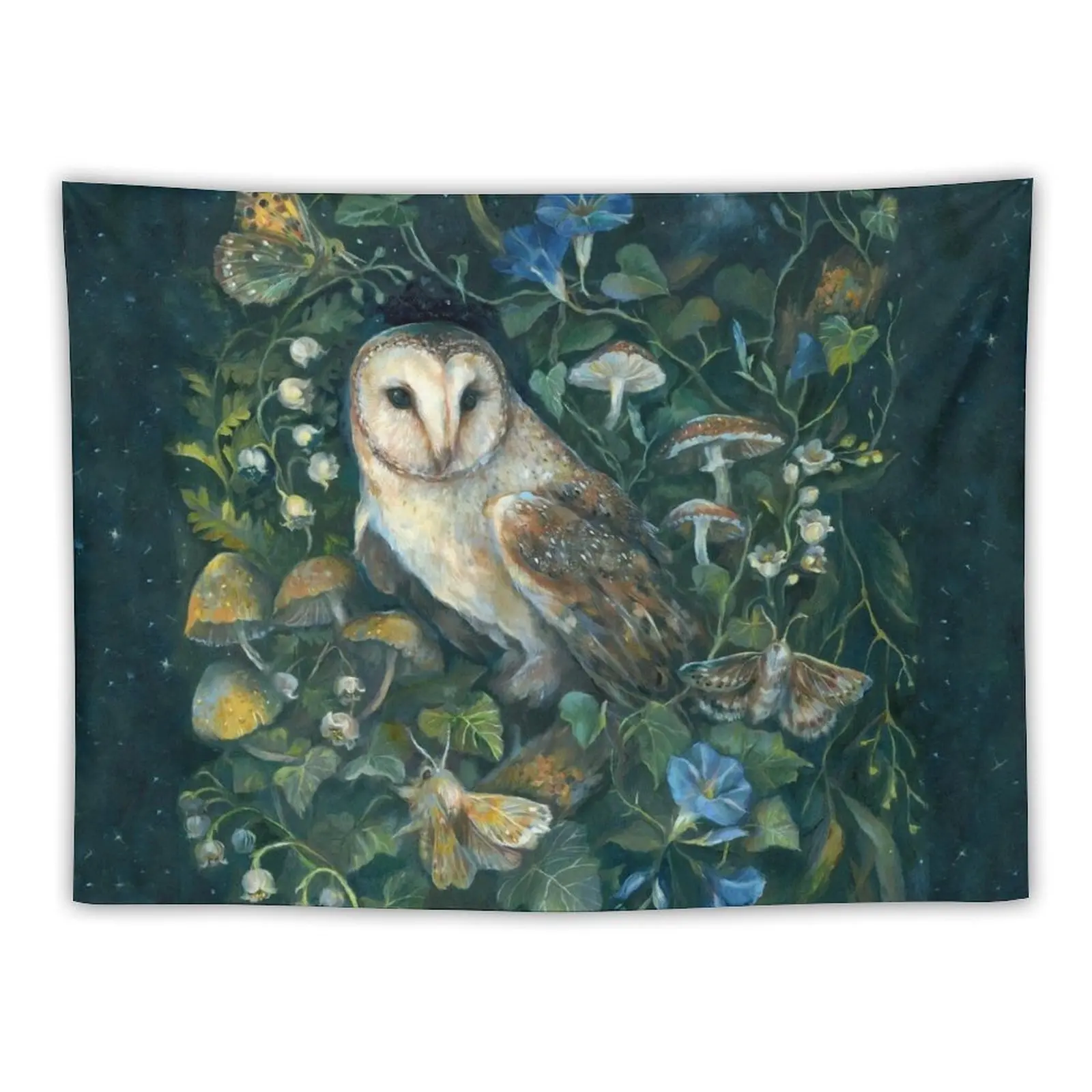 

Barn Owl Forest Tapestry Christmas Decoration Home Decorations Aesthetic Home Decorators Decoration For Home Tapestry