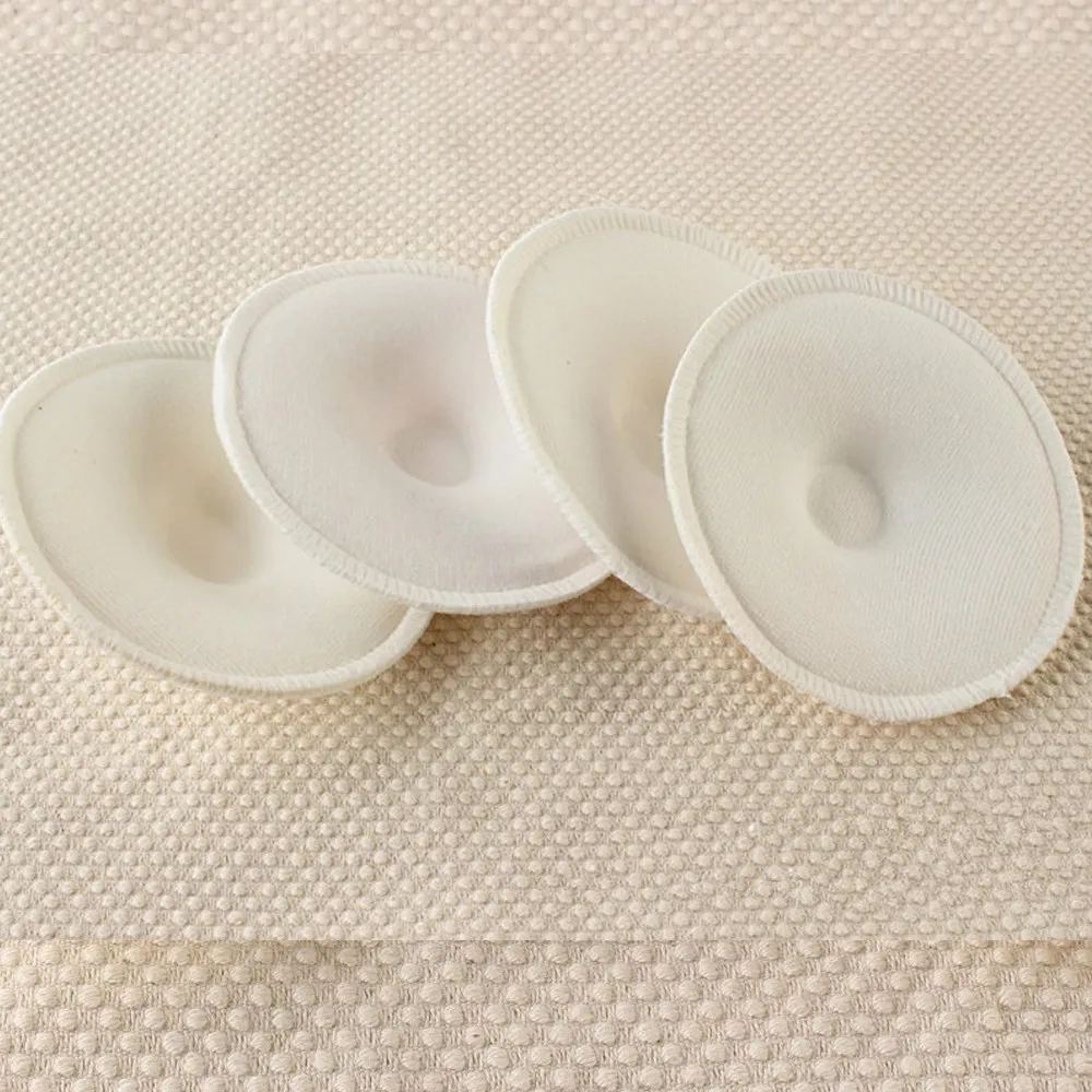 4 Pcs New Bamboo Breast Pad Nursing Pads For Mum Washable Waterproof Feeding Pad Bamboo Reusable