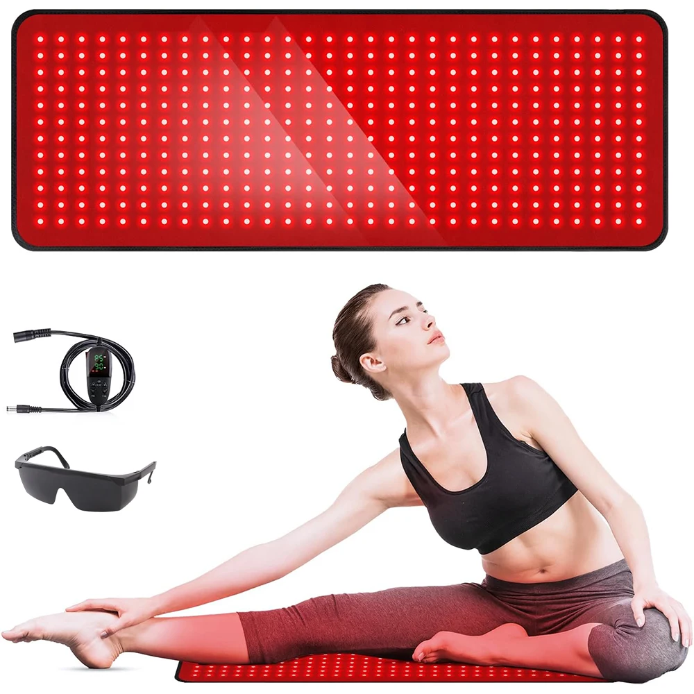 

360 PCS LEDs Infrared Light Therapy Pad 660&850nm for Body Fatigue Therapy for Back Knee Hand Waist Relief Portable Dropshipping