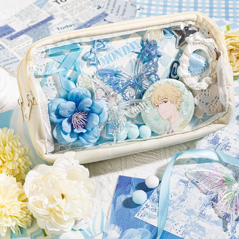 Kawaii Japanese Cartoon Fantasy Style Itabag Material Bag Tie Bag Material Package Comic Exhibition Accessories DIY  Material