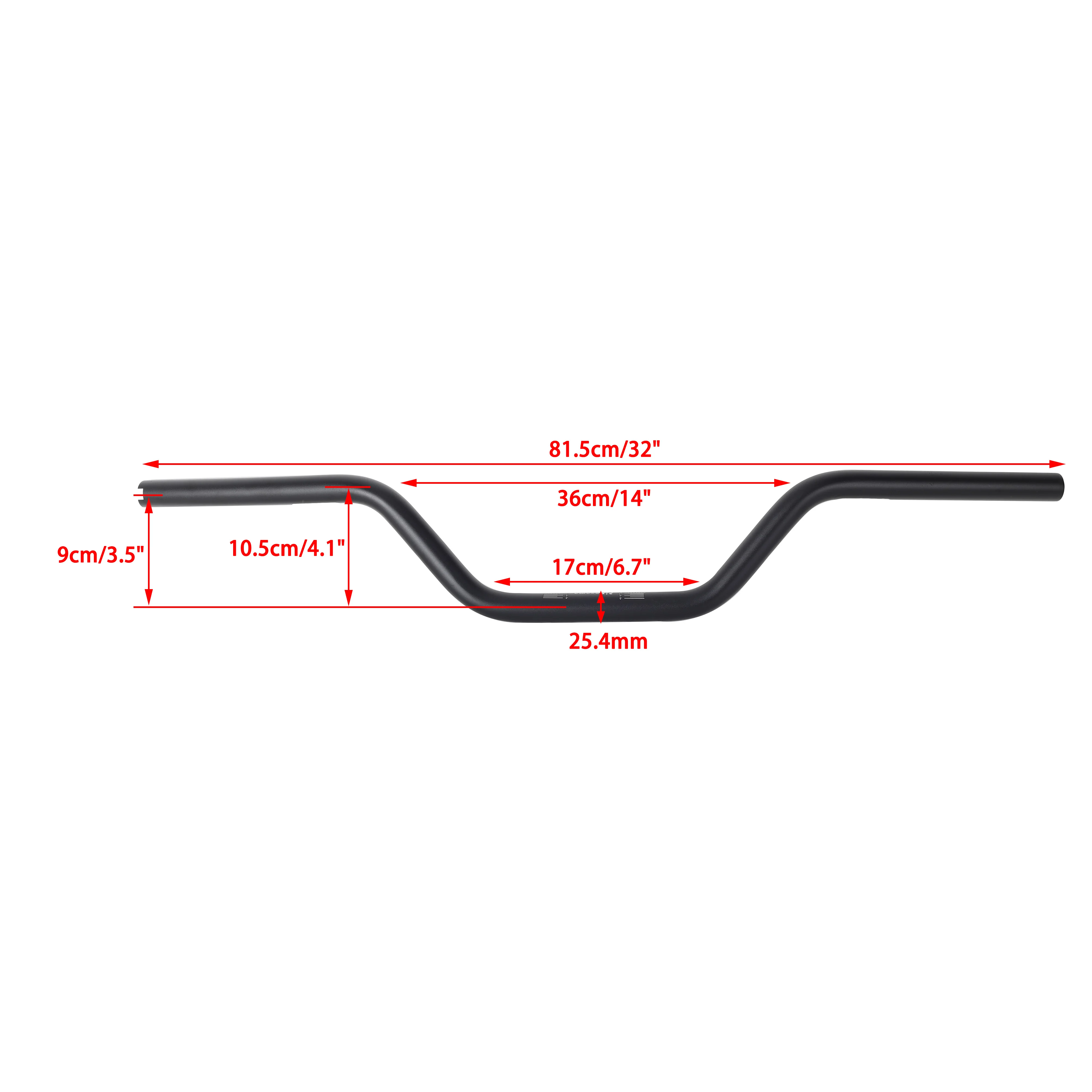 Motorcycle 25 mm Handlebar Club Style T-bar Bars for  Softail Low Rider Dyna Street Fat Bob Pull Back Tapered Drag Bar