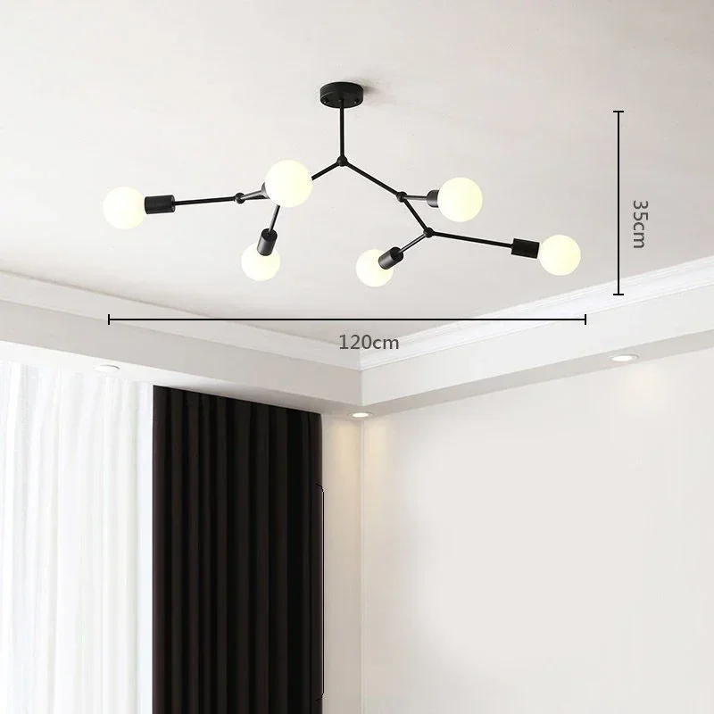 

Nordic minimalist modern light luxury bedroom chandelier lights lamp світильники на потолок pendant chandelier