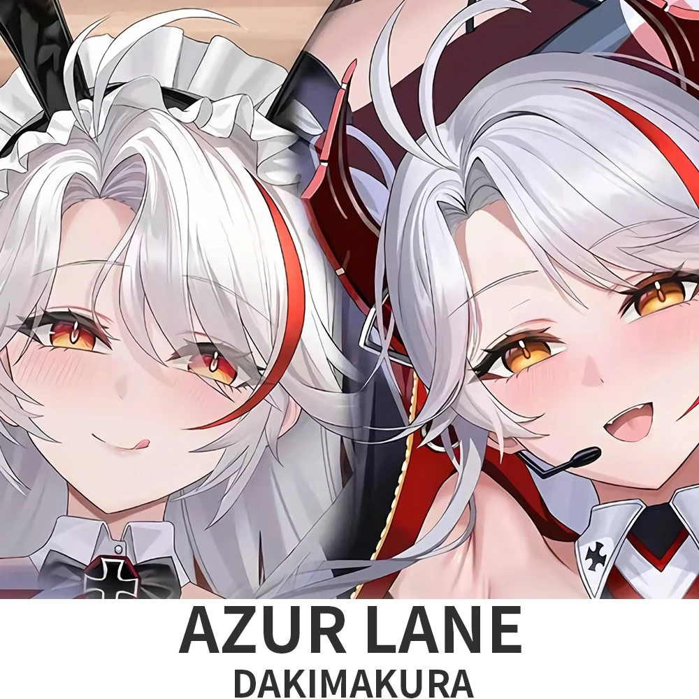 Dakimakura Azur Lane Prinz Eugen Anime Style Pattern Pillow Cover Sofa Bed Cushion Case