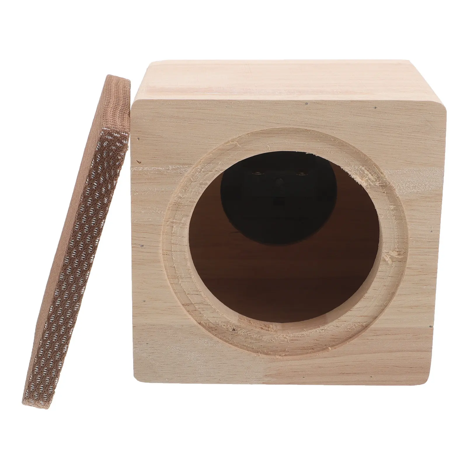 Car Audio Subwoofer Enclosure Wood Speaker Box Cabinet Dustproof Net Vehicle Audio Speaker Box for 3 Inch Subwoofer