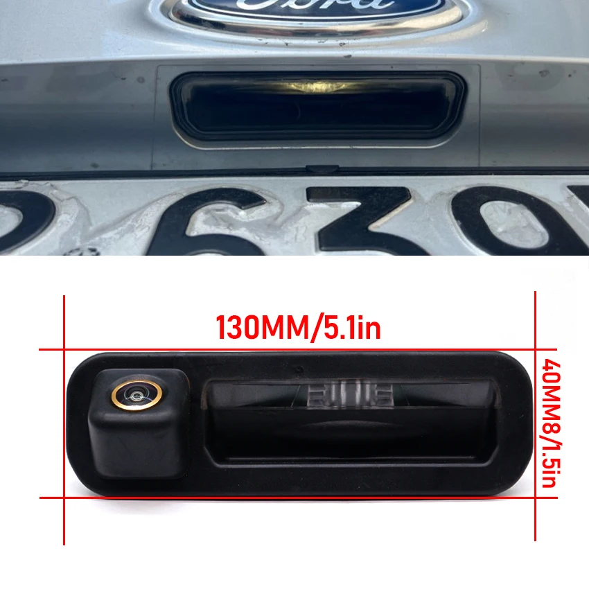 HD Rear Camera For Ford Tourneo Connect Transit Connect Wango Grand 2013 ~ 2021 Trunk Handle Backup Parking Reversing Camera