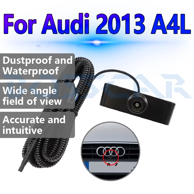 

Для Audi 2013, A4L, автомобильная камера переднего вида 150 ° HD-объектив AHD 1080P, автомобильное ночное видение, водонепроницаемая система мониторинга парковки