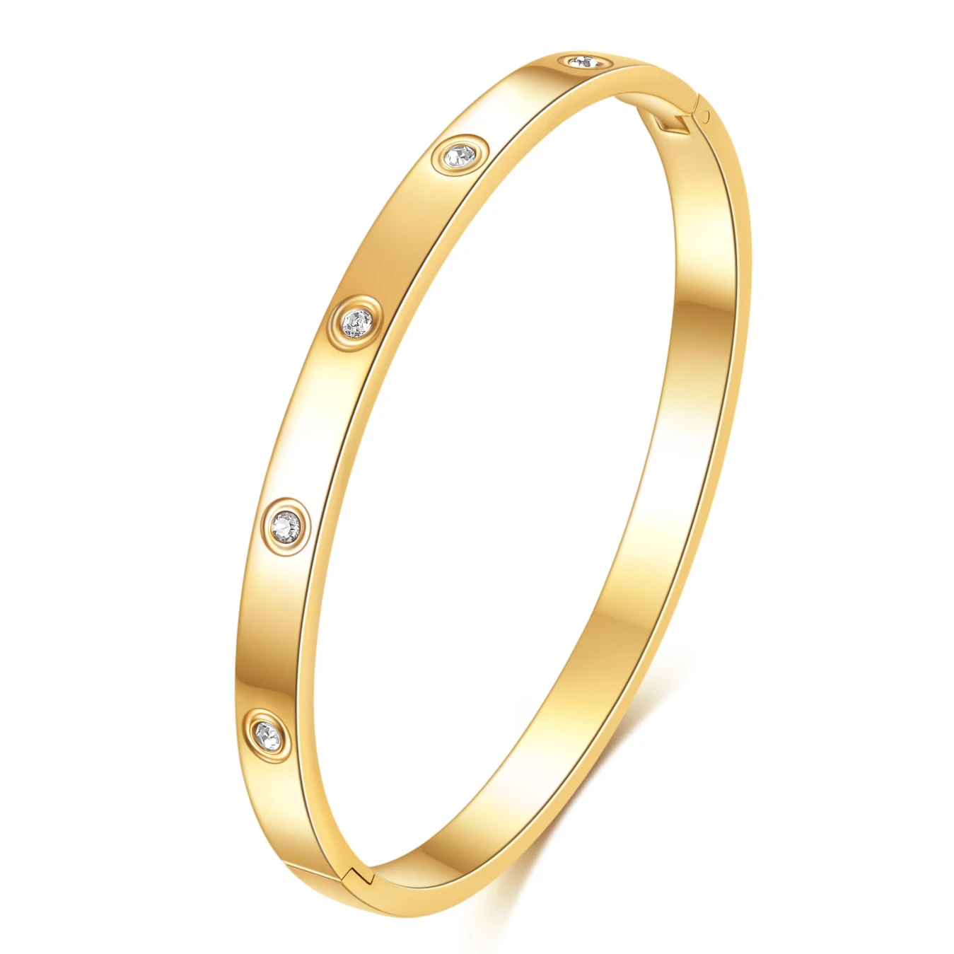 Nibastar Holle Ster Armbanden & Bangles Voor Vrouwen Mode Rvs Zoete Romantische Armband Rose Gouden Kleur Sieraden Cadeau