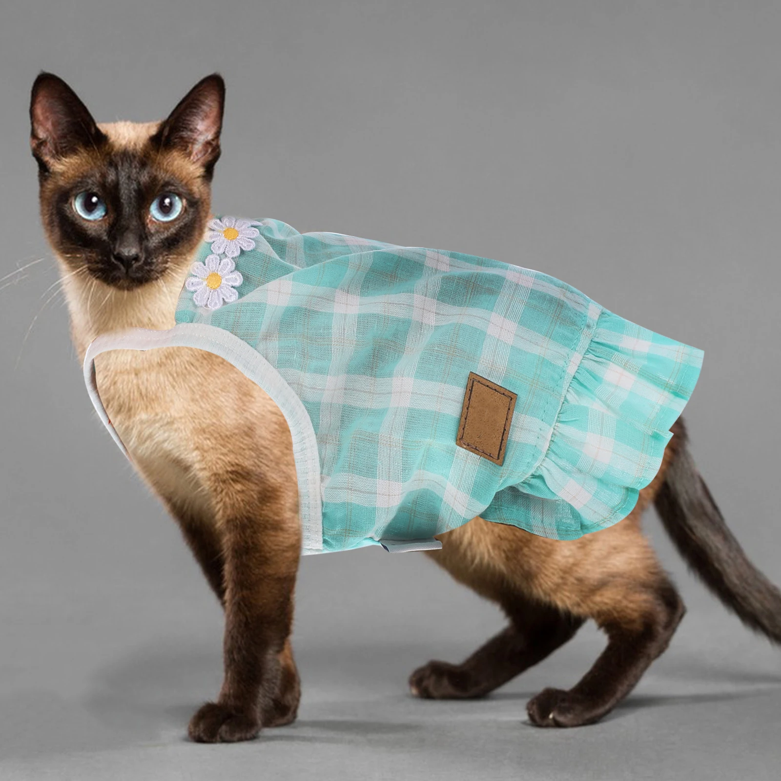 

Slings Cat Clothes Decorative Costume Apparel Supply Kitten Accessory Polyester Dress Household Wear-resistant Has