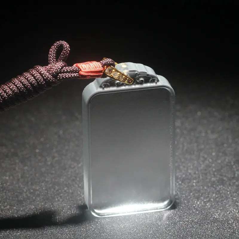 Vintage Glazed Worry-Free Pendant Necklace Buddhist Amulet for Peace and Blessings Gifts