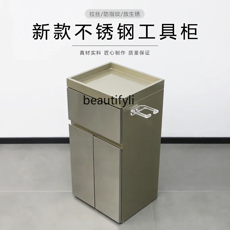 ss03 Barber Shop Tool Cabinet Hair Salon Hairdressing Tool Table Storage Box Dressing Table Chest of Drawer