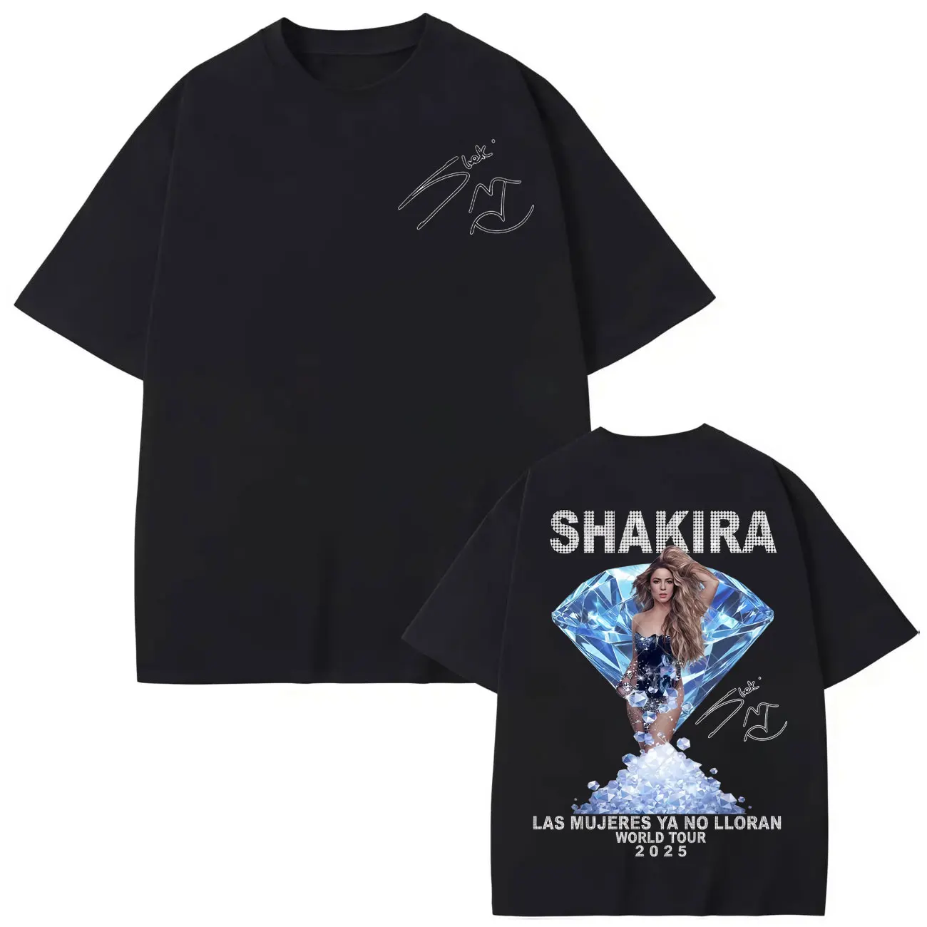 

Hot Sale Shakira World Tour 2025 Graphic T Shirts Fashion Aesthetic Short Sleeve T-shirts Men Women High Quality Cotton T-shirt