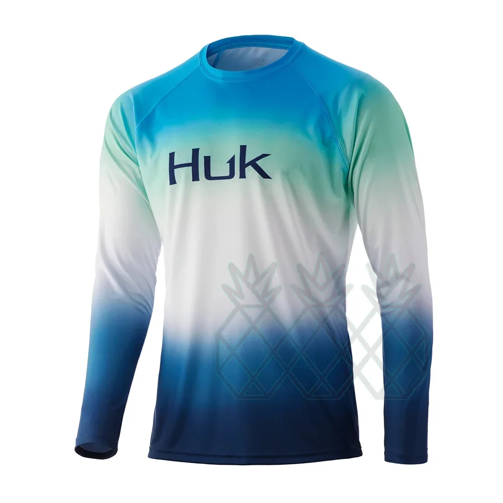 

2025 New Fishing Shirt UPF 50 Men Breathable Quick Dry Shirts Long Sleeve Uv Protection Sweatshirts Summer