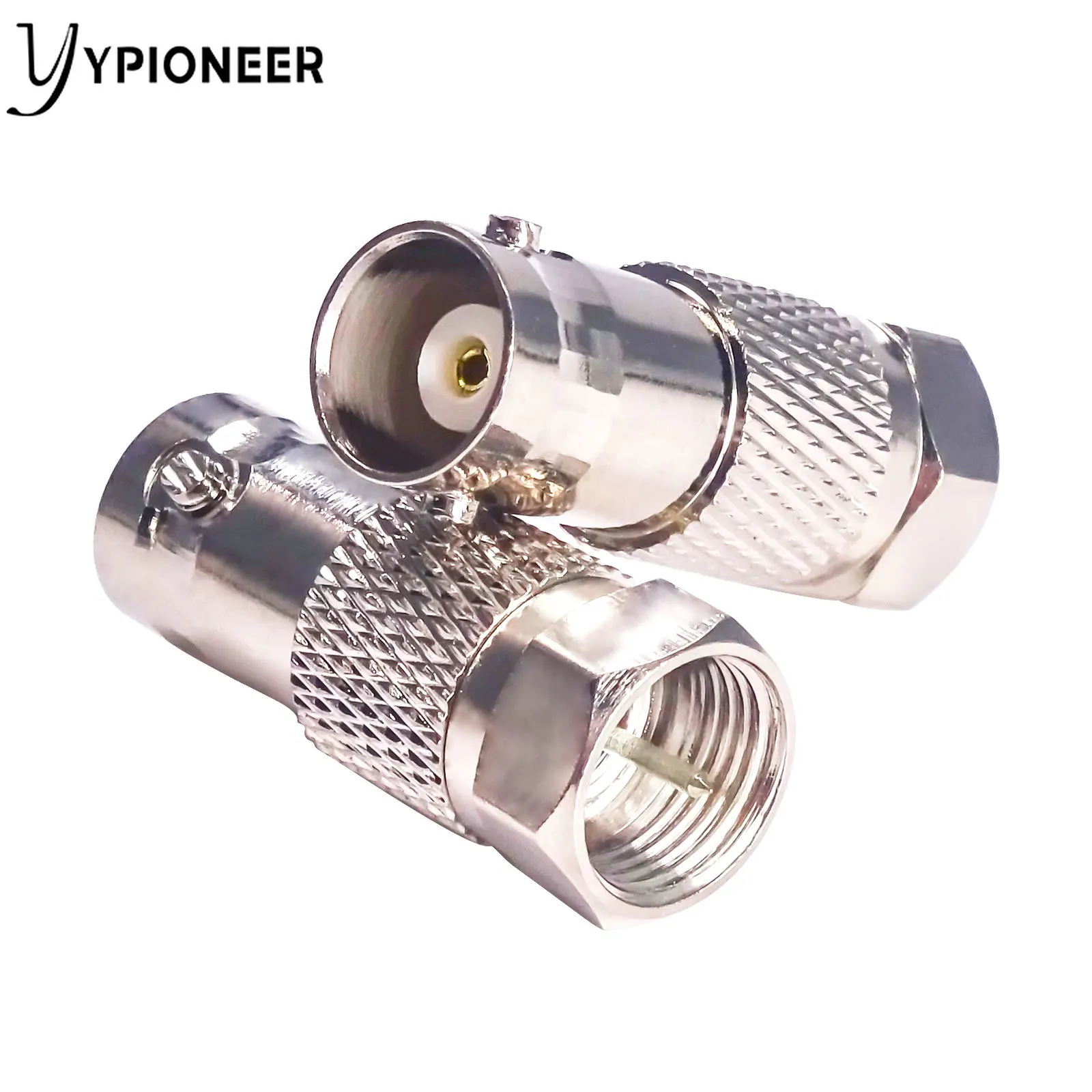 YPioneer C20121 1 confezione da F a BNC adattatore F tipo maschio a BNC femmina RF coassiale connettore coassiale convertitore accoppiatore per Video CCTV