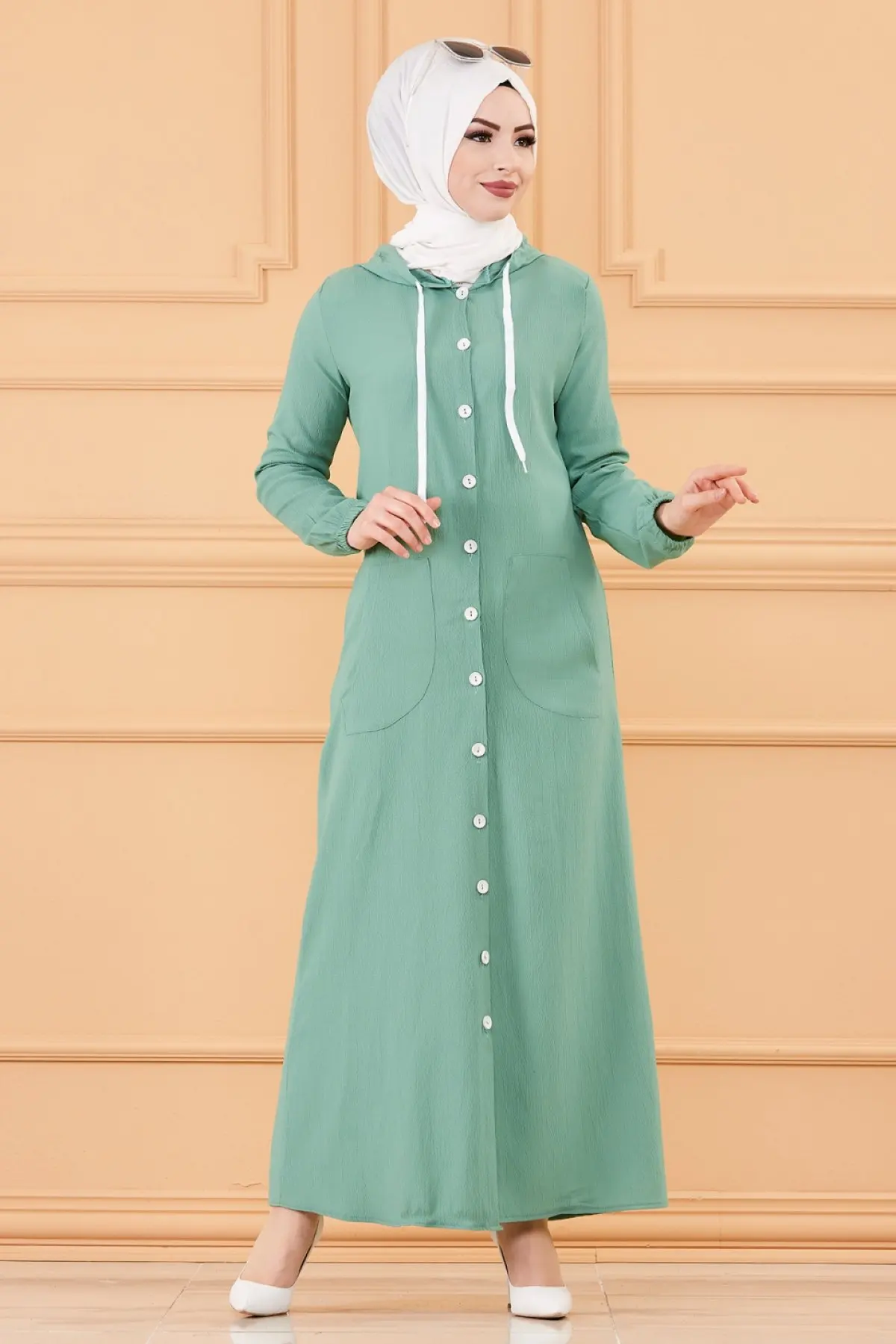 

Elbıse Winter Autumn 2021 Muslim Women Hijab headscarf Islamic Turkey Fas Long