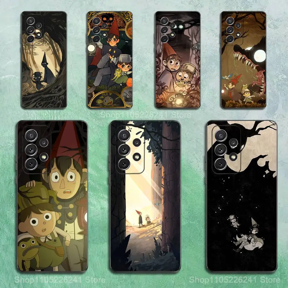 

O-Over T-The G-Garden W-Wall Phone Case For Samsung S22,S21,S20,S10,S9,S25,S24,S23,Ultra,FE,Plus,Lite,Soft Silicone Black