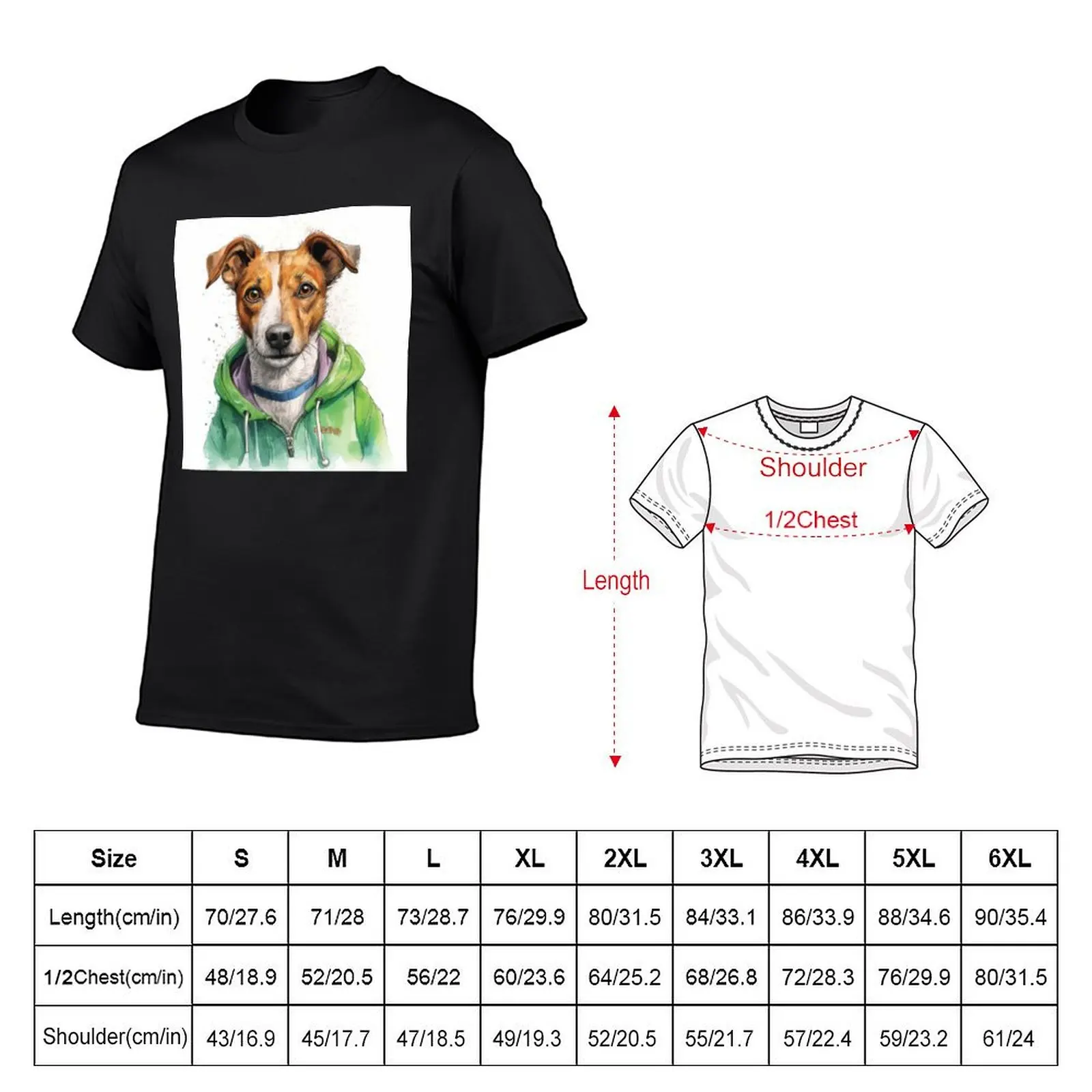 Jack Russell Juvenile T-Shirt tees tops Short sleeve tee mens t shirts top quality