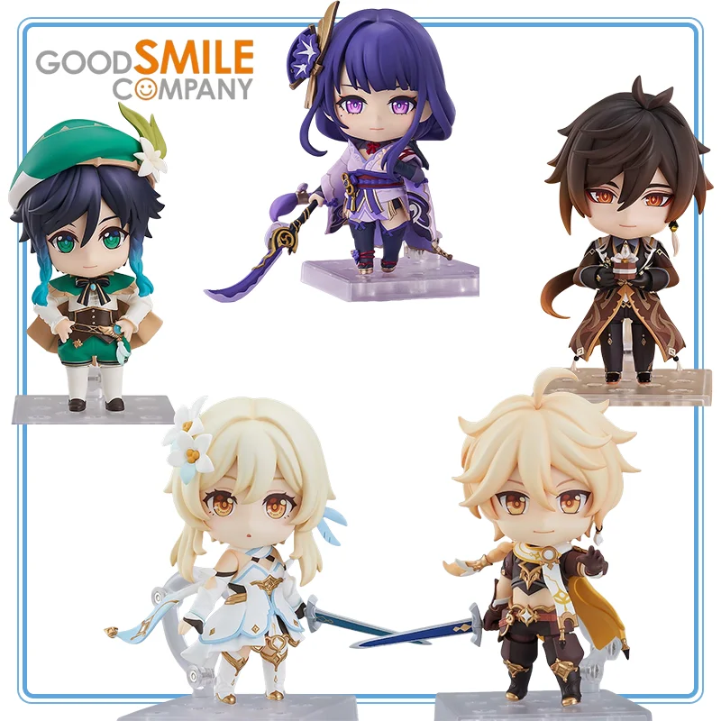 

GOOD SMILE COMPANY Original Genshin Impact Raiden Shogun Venti Nendoroid Anime Cartoon Action Figure Garage Kit Gifts Toys