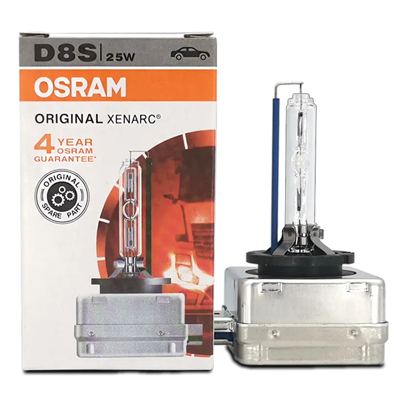 OSRAM Original XENARC Xenon Lamps D8S 2Pcs Car HID Headlight Bulbs 66548 12V 25W PK32d-1 4300K White Light