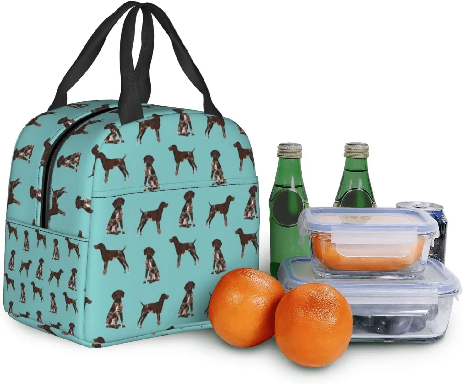 German Shorthaired Pointer Dog Pets Dog Lunch Box Reusable Lunch Bag Tote Bag Insulated Lunch Bag Lunch Box for Camping Gifts view 6