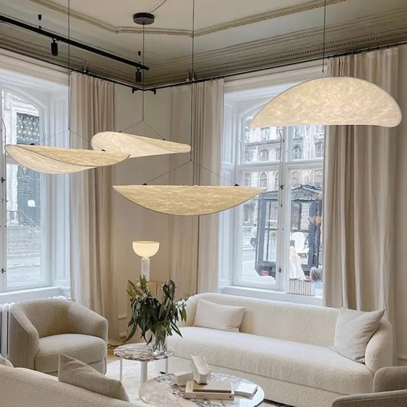 الدنماركية مصمم اليابانية وابي الرياح رقائق البطاطس الحرير غرفة الطعام الثريا الشمال الفن B & B غرفة المعيشة غرفة نوم الخفيفة #4