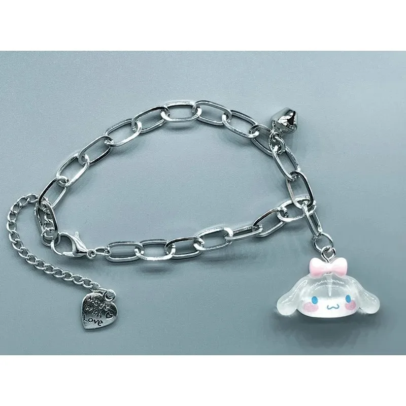 Sanrio Kuromi Necklace Anime Figure My Melody Cinnamoroll Cartoon Girlfriend Necklace Anime Merchandise Decoration Birthday Gift