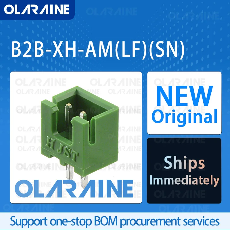 

50/200/500Pcs B2B-XH-AM(LF)(SN) 100% brand new and original IC chip Connector headers and wire housings 2 Position