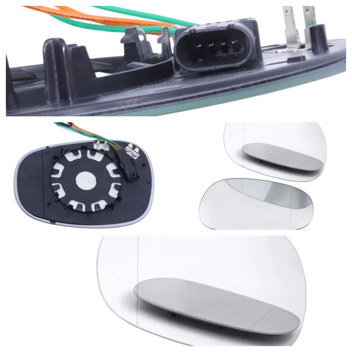 Front Left or Right Side Mirror Glass Rear View Rearview Exterior Wide Angle for BMW 1 Series 3 Series E82 E88 E90 E91 E92 E93