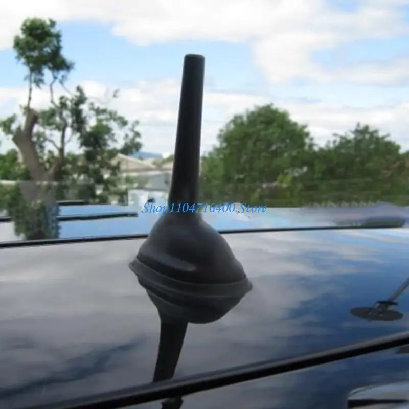 

y1gd 65202296772 Car Roof Mount Short Rod Radio Aerial Antenna with Screws Reliable Reception Compatible for F55 F56