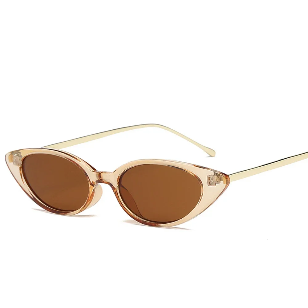 Sexy malý vintage kocour oko brýle proti slunci ženy vintage červený černá slunce brýle ženské dámy cateyes sunglass 2024 retro brýle