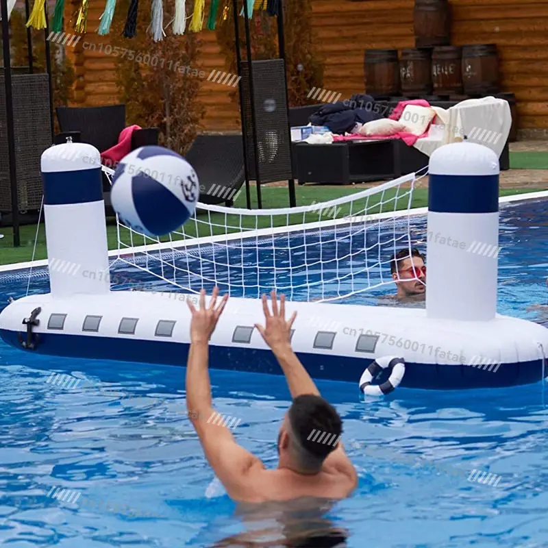 Celebrity Inflatable Water Castle Volleyball Rack Cover Adult Beach Water Play Basketball Rack Tennis Frame Game Toy