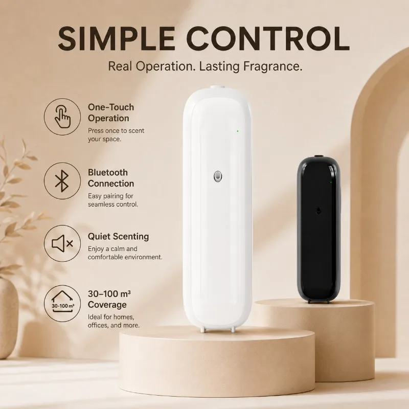 NAMSTE 100m³ Wall Plug Aroma Diffuser Smart Fragrance Diffuser for Home Smell Distributor Air Freshener Automatic Oil Diffuser