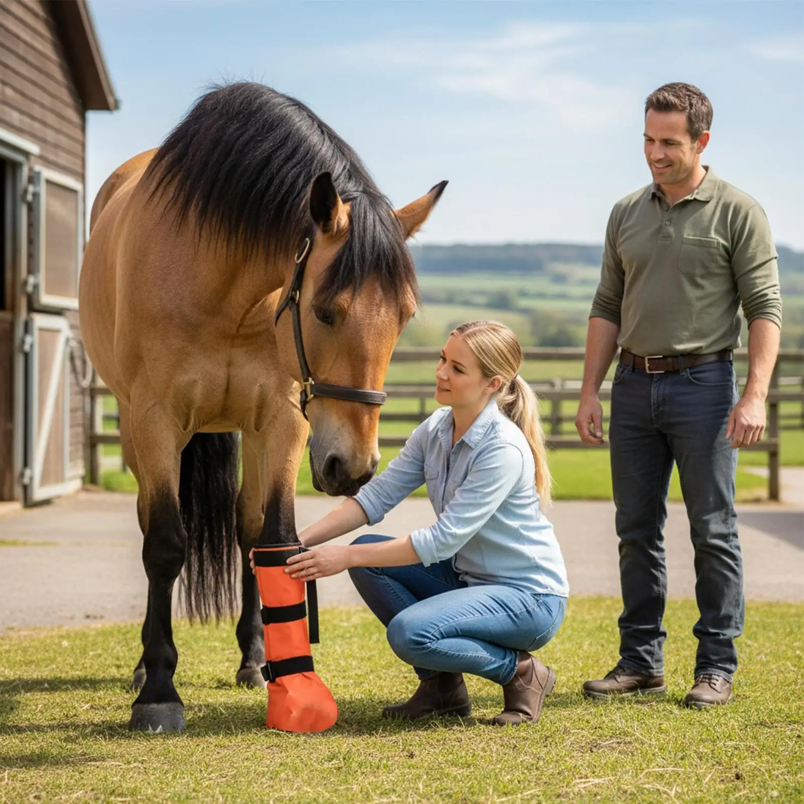 Horse Soaking Boot Hooves Relief Soaker Bag Multifunctional Hoof Soaking Bag For Stable Field Training Outdoor Racing Outing