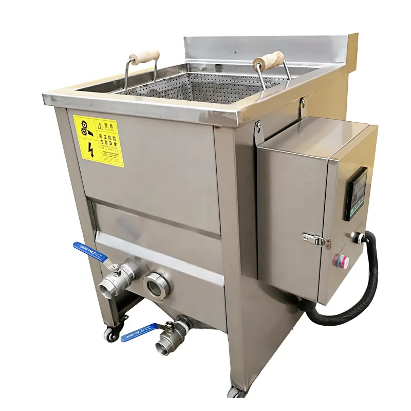 

2025 New Product-CE Certified 304 Stainless Steel Commercial Deep Fryers Industrial Oil Water Vegetable Processing Plant