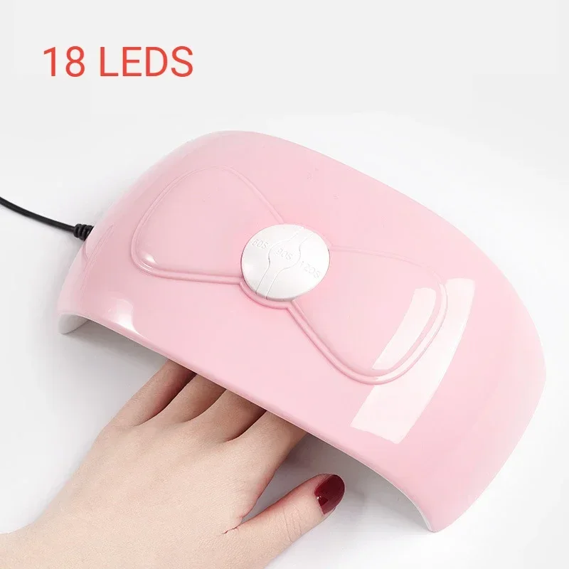 18 LEDS Lights Nail Dryer UV Lamp Curing Gel Nail Polish Profession Varnish Lamp Auto Sensor Nail Art Manicure Tool