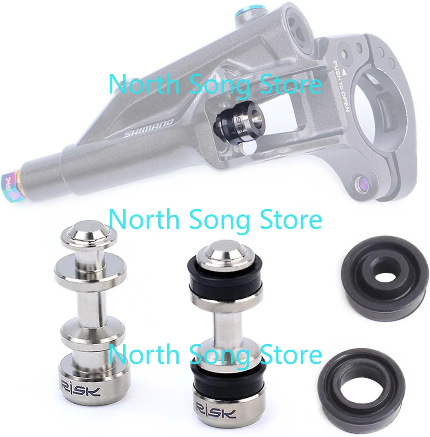 

Титановый велосипедный тормозной рычаг, поршень для Shimano XT M785/M8000 SLX M7000, запасные части для гидравлической дисковой тормозной системы