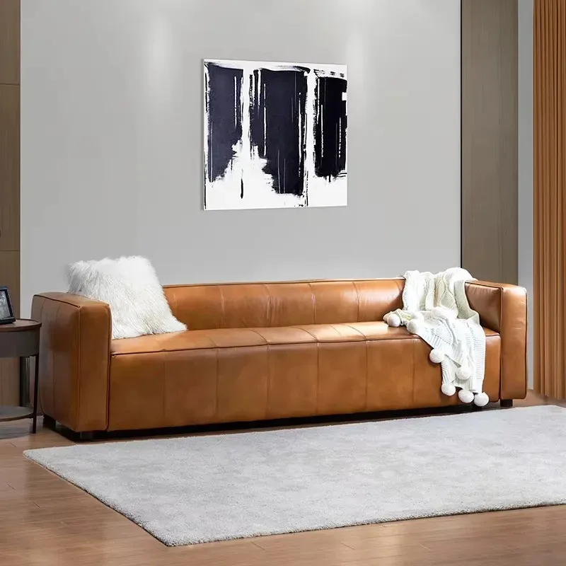 Modern design home furniture set color optional 3-seat Pu leather velvet sofa living room sofa