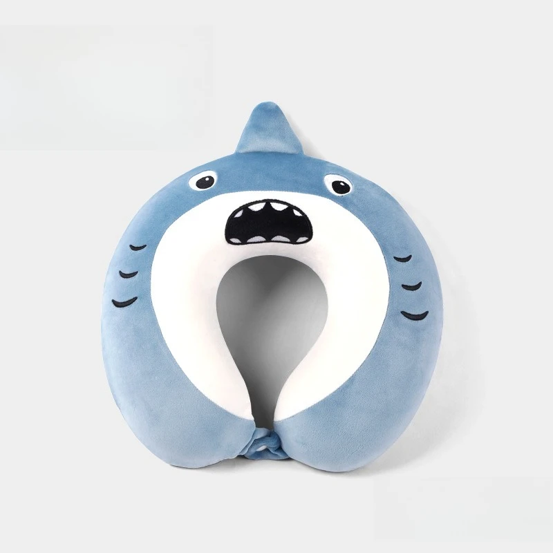 وسادة على شكل حرف U من القطن البولي بروبيلين الكرتوني، وسادة قيلولة للمكتب، للسفر في الهواء الطلق، وسادة محمولة فائقة النعومة للرقبة #5