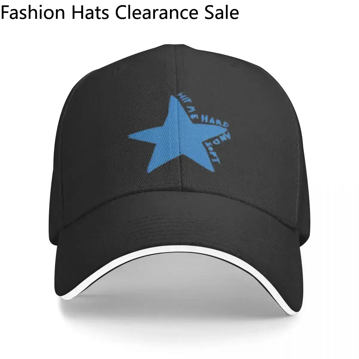 

Blue Star Billies Hit Me Hard And Soft Baseball Cap Popular Eilishs Sandwich Caps Unisex Adjustable Dad Hat Outdoor