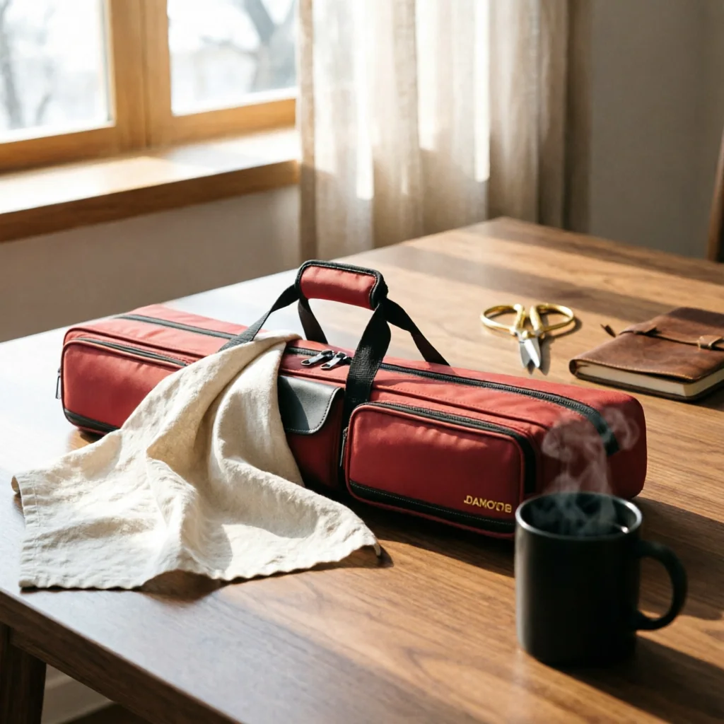 Billiard Cue Bag Adjustable Pool Cue Case with Shoulder Strap Pool Stick Case Multi-Pocket Long-Lasting for Tournaments