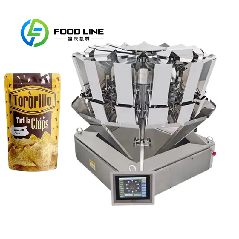 OEM ODM 14 Head Multi Weigher Packaging Machine Large Volume for Bulk Portion Weighing and Packing Customize
