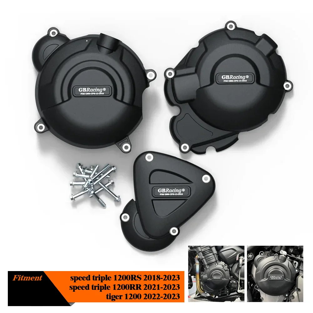 

Motorcycle Engine Cover Protection for For Triumph Speed Triple 1200RS 1200RR 2018-2023 Tiger 1200 2022-2024