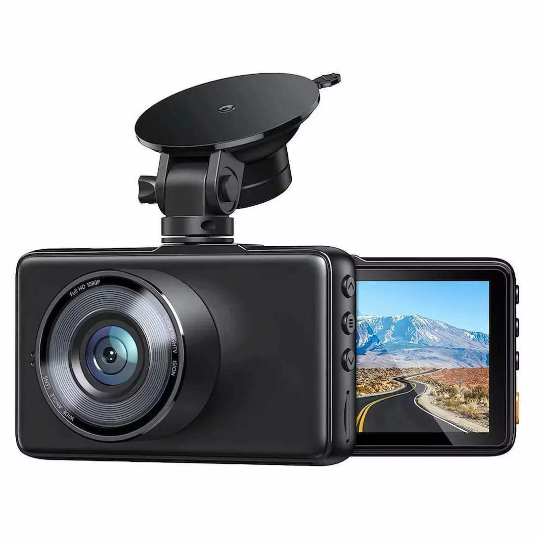 Cámara para Coche 2.5K, 1440P QHD, Pantalla IPS de 3”, Visión Nocturna, 170° ° Gran Angular, Sensor G, Modo de Estacionamiento 24H, Tipo C