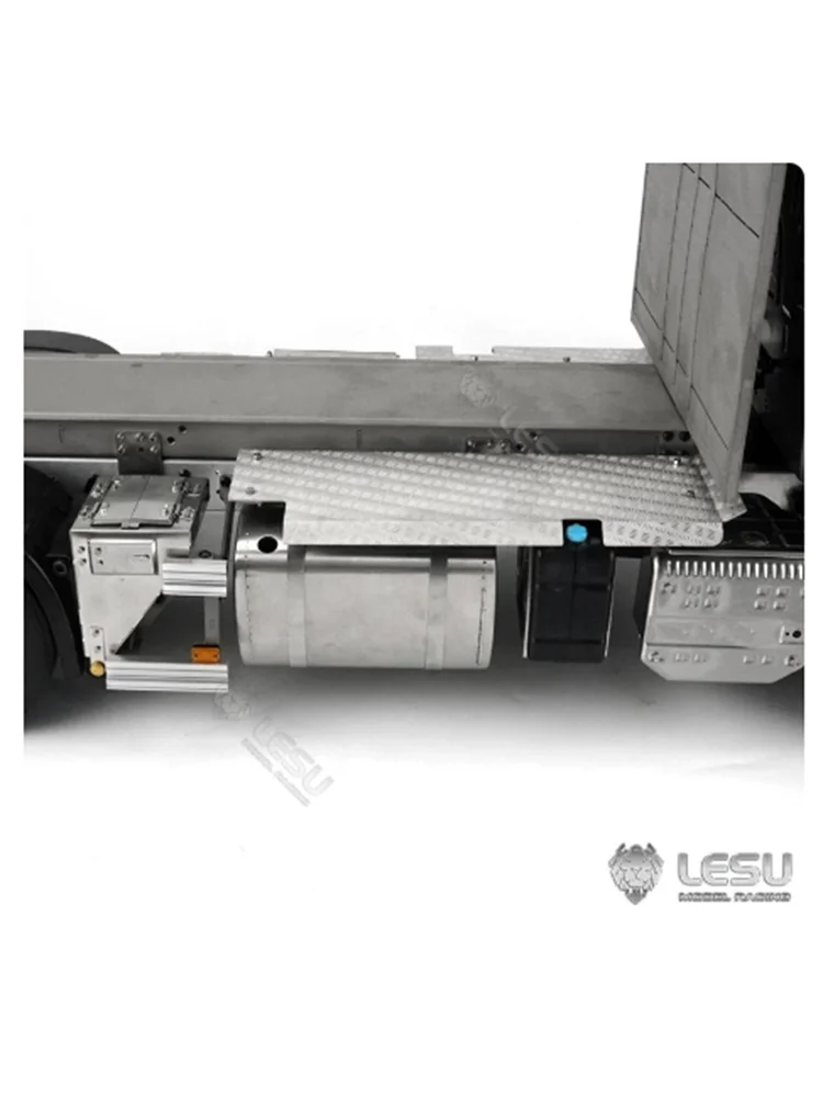 RC 1/14 LESU LKW Metall-Schutzgeländer-Pedal für Tamiya Hydraulikbagger Lader Muldenkipper für SCANIA MAN VOLVO Kipper DIY-Teile – Detail 10