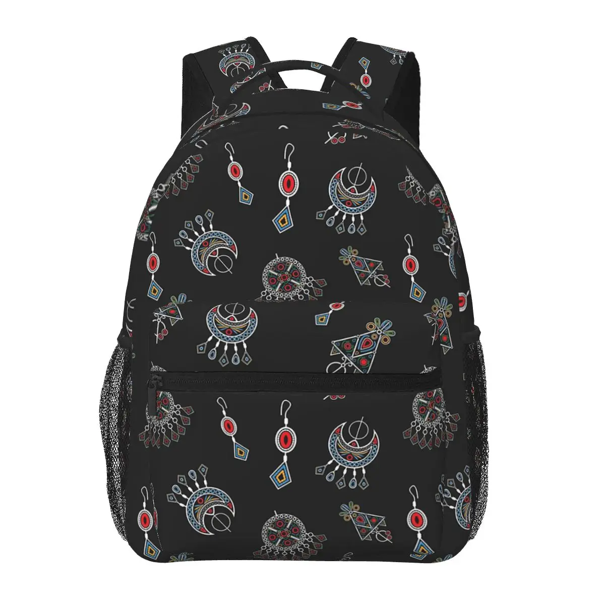 

Kabyle Jewelry Amazigh Africa Этнический стиль Студенческий рюкзак Школьная сумка Пеший туризм Путешествия для мальчиков и девочек Модная сумка для книг Сумка на плечо