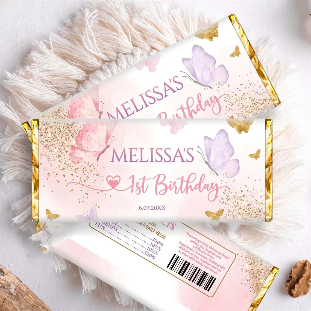 Custom Chocolate Bar Wrappers Stickers Your Own Design Any Image Artwork Company Logo Any Theme Personalized Party Favor Labels - view 6
